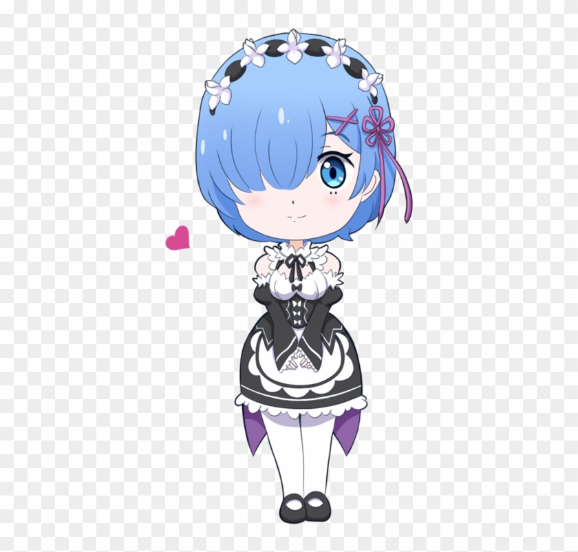 Thumb Image Rem Re Zero Chibi Clipart Pikpng