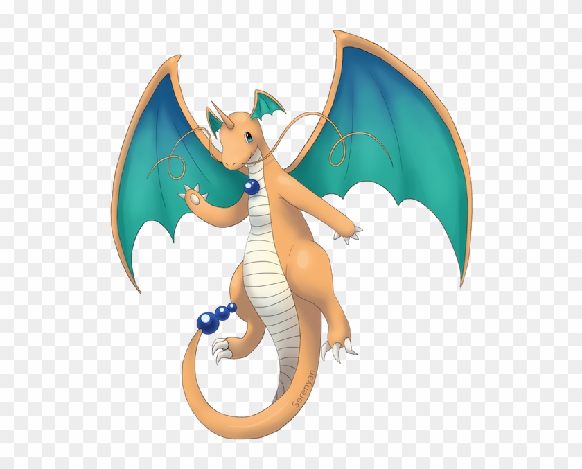 Mega Dragonite By Serenyan - Cartoon Clipart (#176979) - PikPng