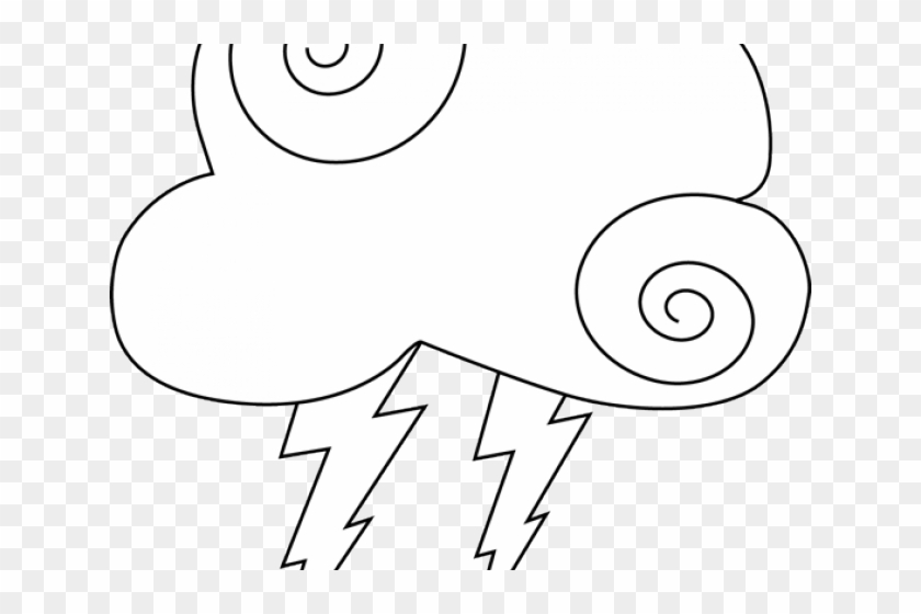 Lightning Clipart Dark Clouds Cartoon Png Download Pikpng