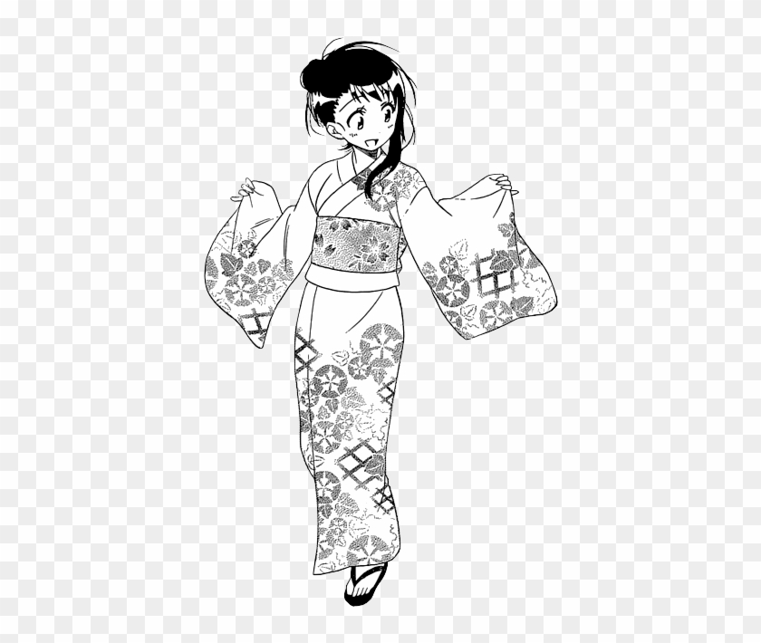 Download Image Monochrome Transparent Anime Girl Clipart Pikpng