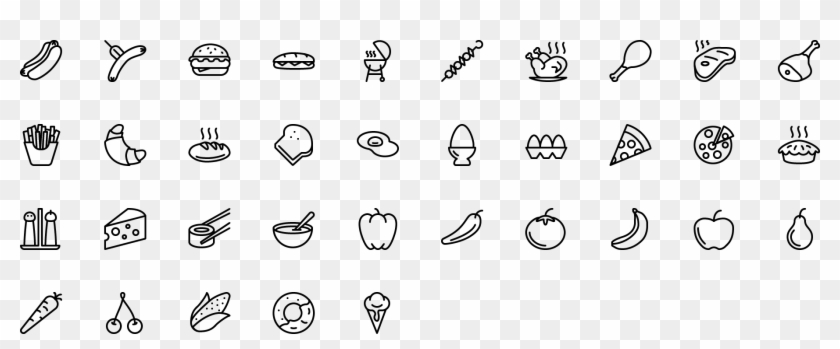 Download Icon Food Food Icons Transparent Background Clipart 1740231 Pikpng