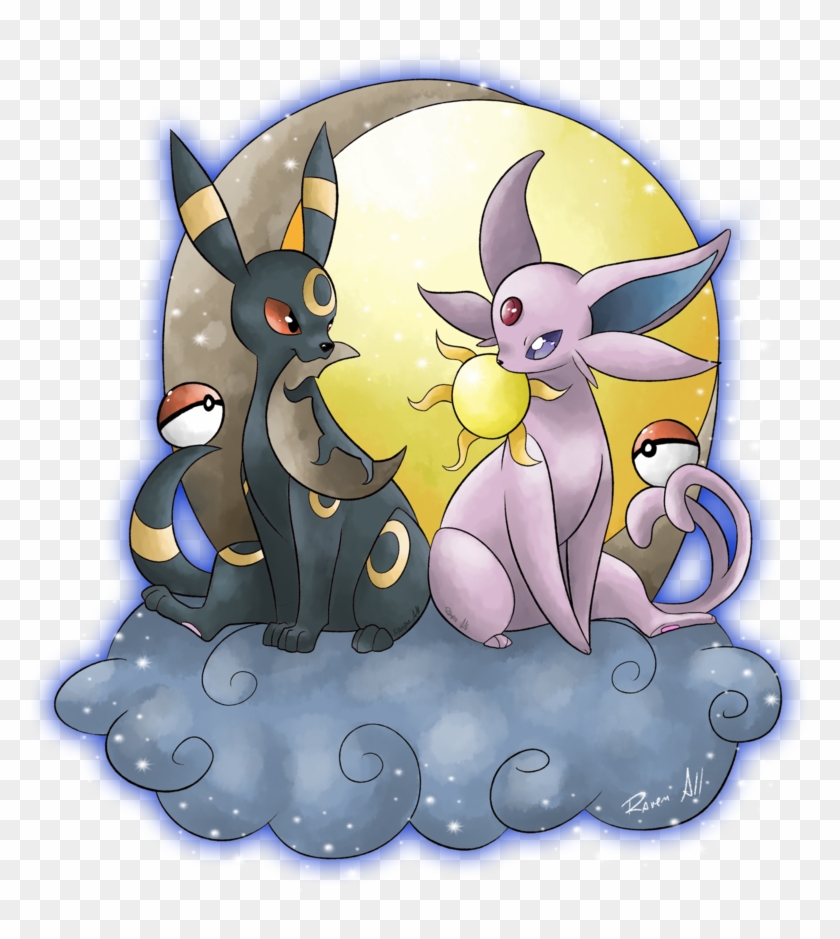 Download Day And Night By Allocen Umbreon, Espeon, Pokemon Videohry ...