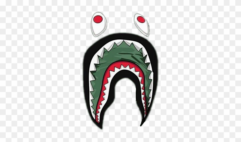 Download Bape Image Transparent Bape Shark Logo Clipart 1774194 Pikpng