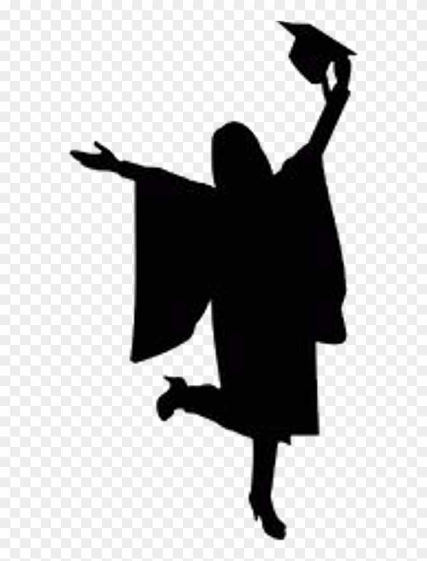 Download ØªØ®Ø±Ø¬ Grad Graduation Ø§Ø³ÙˆØ¯ Freetoedit Cap And Gown Silhouette Clipart 1843647 Pikpng
