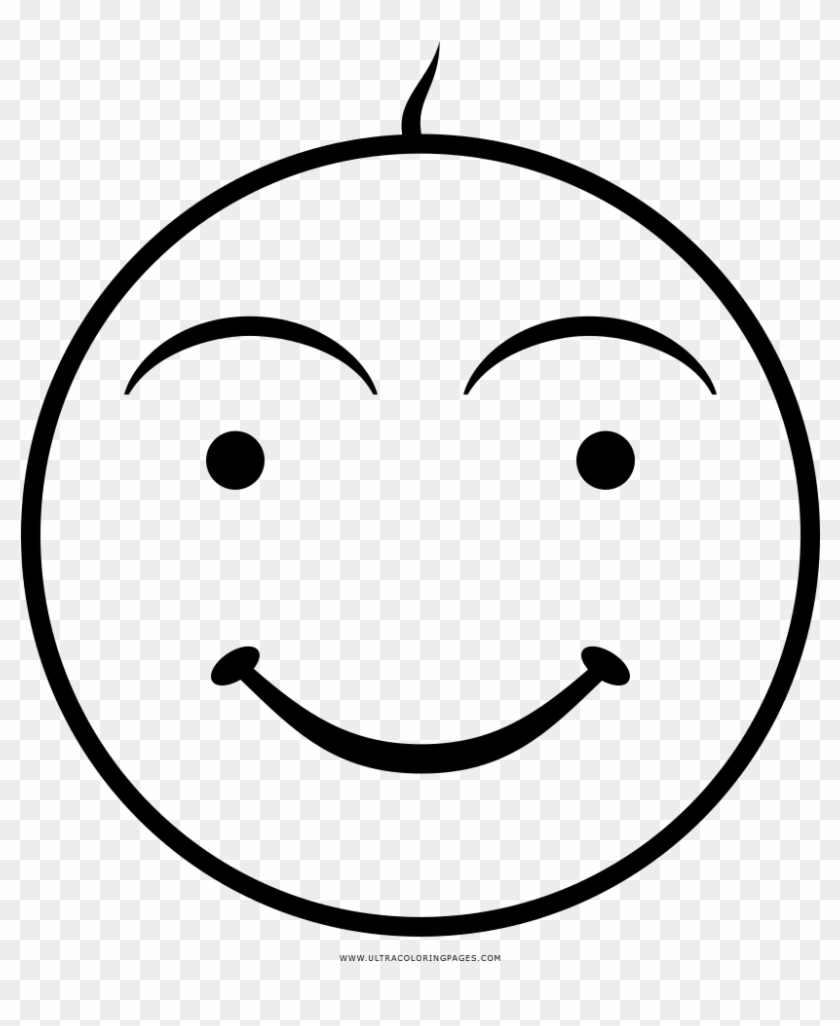 Laughing Face Coloring Page Clipart 1871045 Pikpng