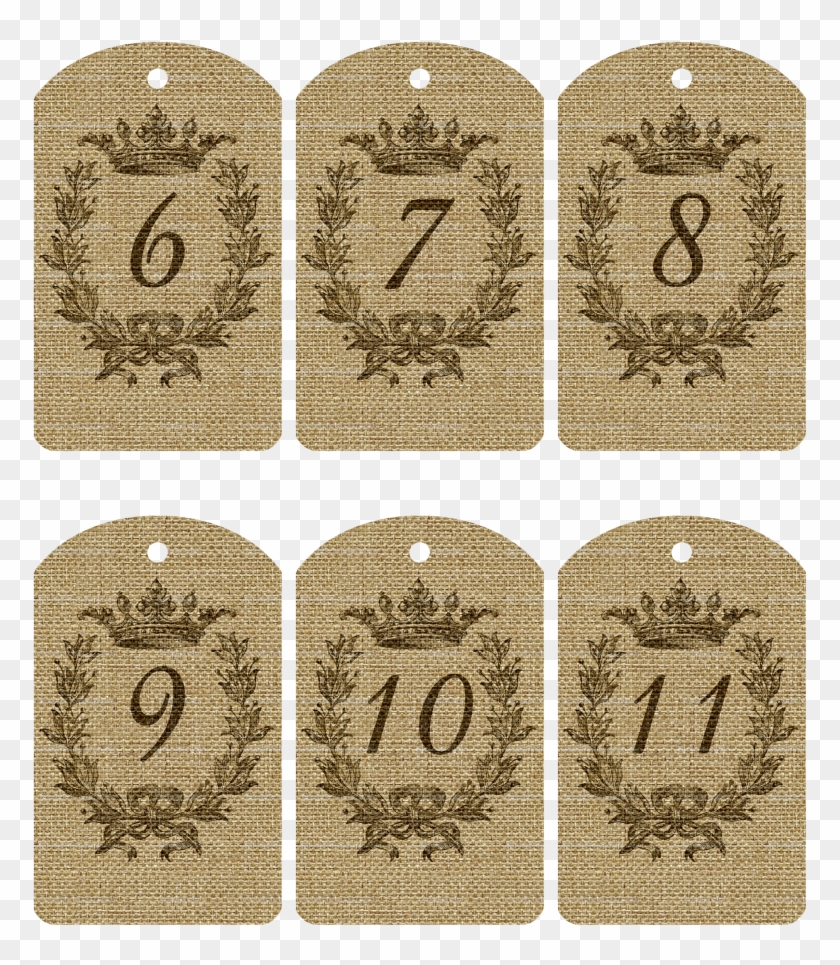 free printable burlap number tags 1 20 clipart 1872335 pikpng