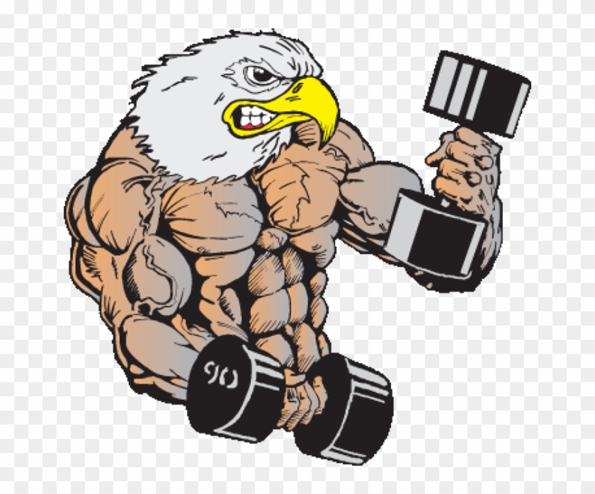 Body Builder Eagle Clipart