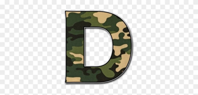 Camo Letters Png Clipart