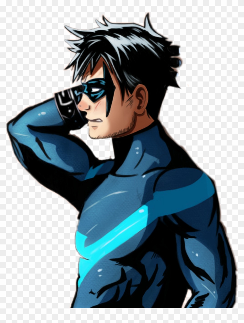 Download Nightwing Sticker - Dick Grayson Clipart Png Download - PikPng