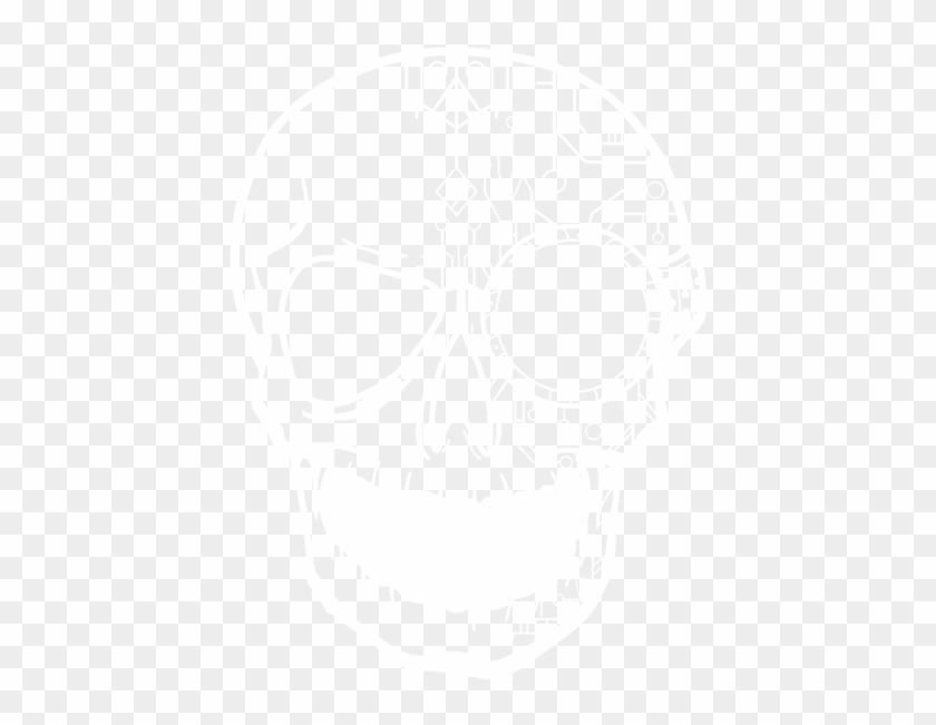 White Skull Png Clipart #1912612