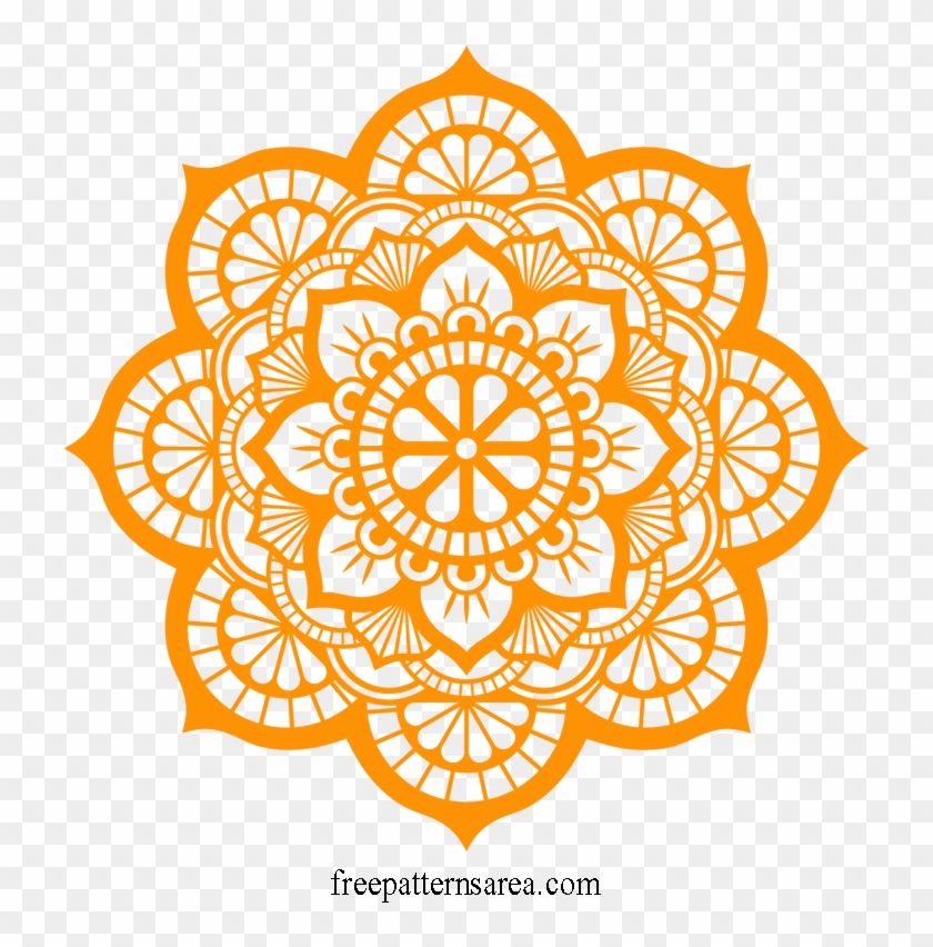 Download Lotus Mandala Vector Art And Cut Out Pattern Files Clipart 1913012 Pikpng