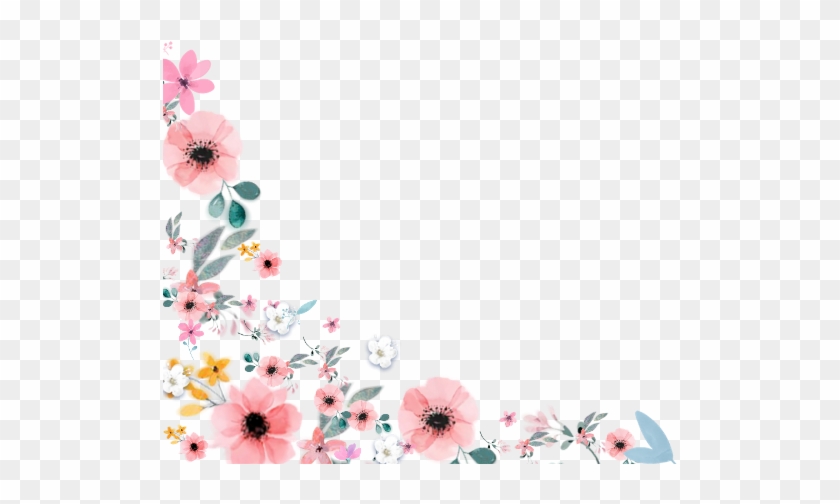 Download Flowers Flower Floral Corner Frame Daisy Clipart 1918143 Pikpng