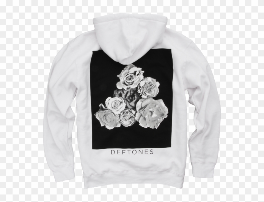 Roses White Pullover Sweatshirt Clipart