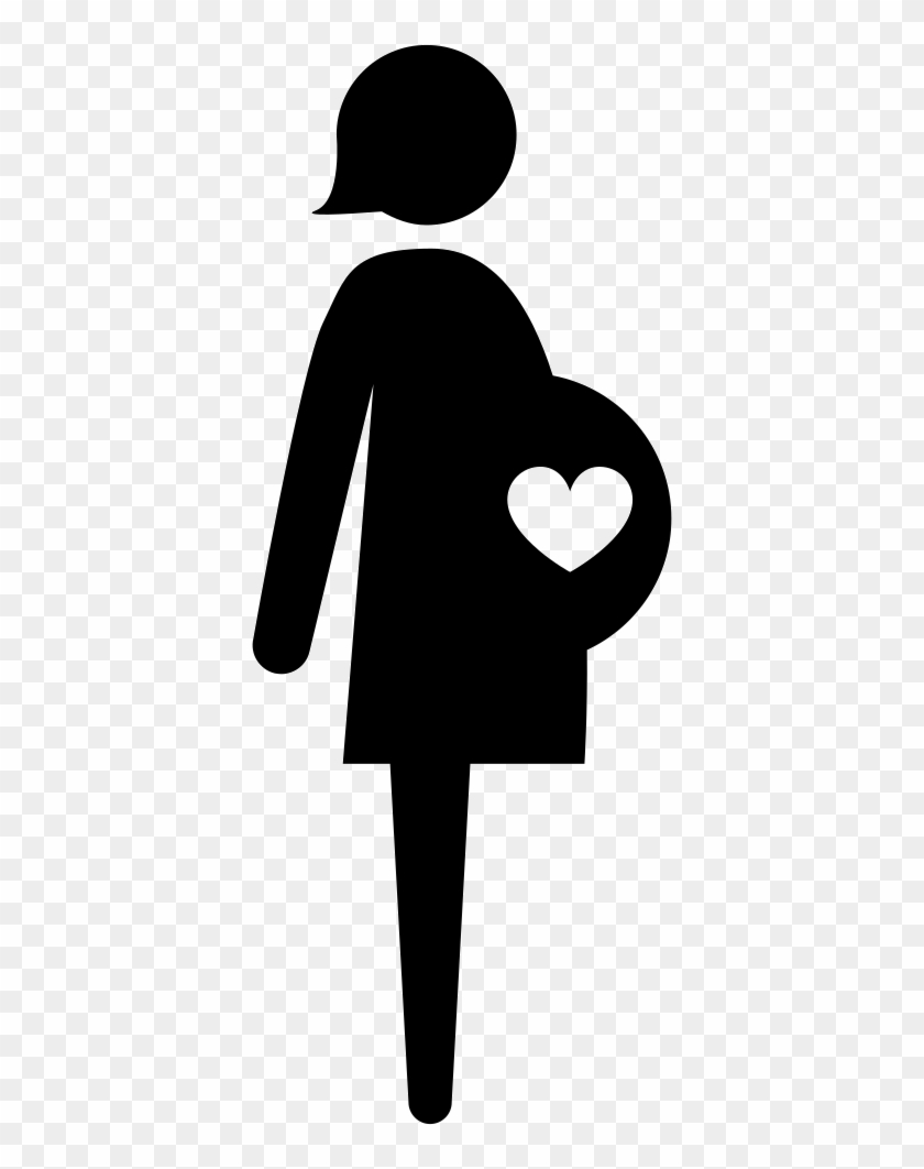 Png File - Pregnant Woman Icon Vector Png Clipart