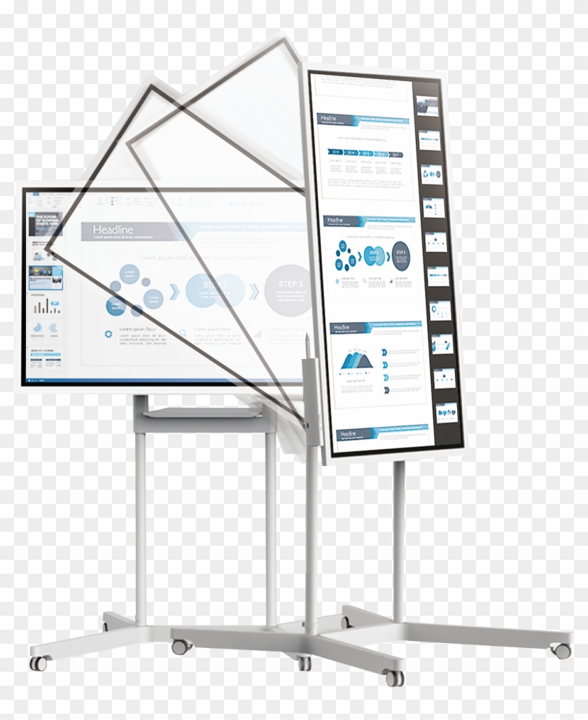 Digital Whiteboard - Samsung Flip 55 Clipart
