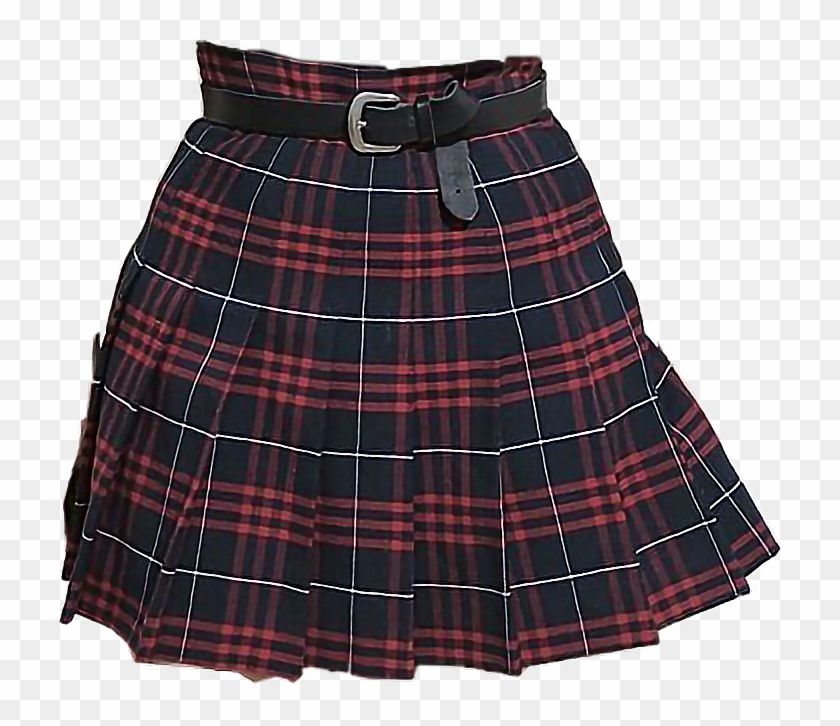 Black Red Skirt Polyvore Moodboard Filler - Miniskirt Clipart
