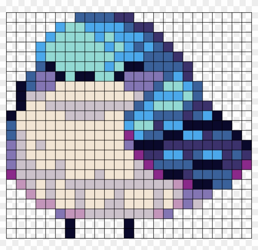Pixel Art Grid Bird - Pixel Art Grid Gallery
