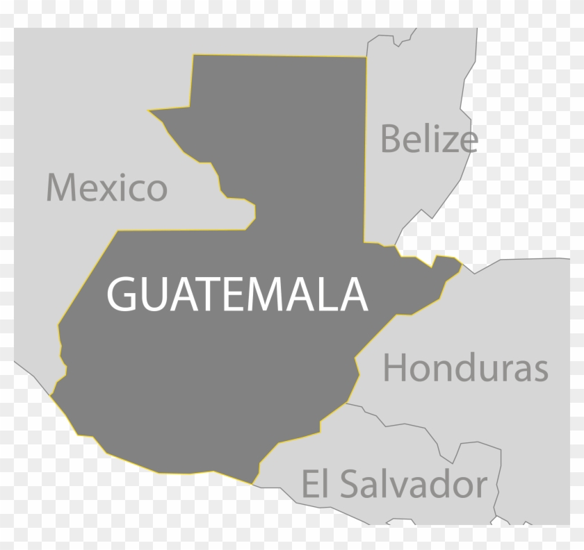 Guatemala Map - Guatemala Png Clipart (#2041859) - PikPng