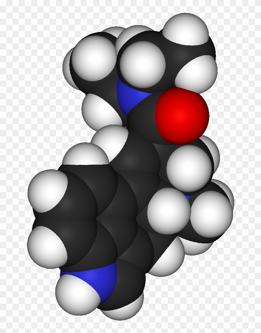 Lsd 3d Vdw - Lsd Chemical Structure Clipart