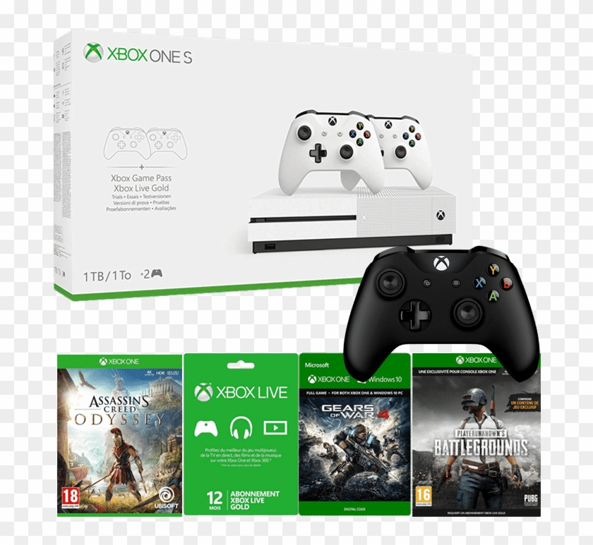xbox one s with 2 controllers bundle