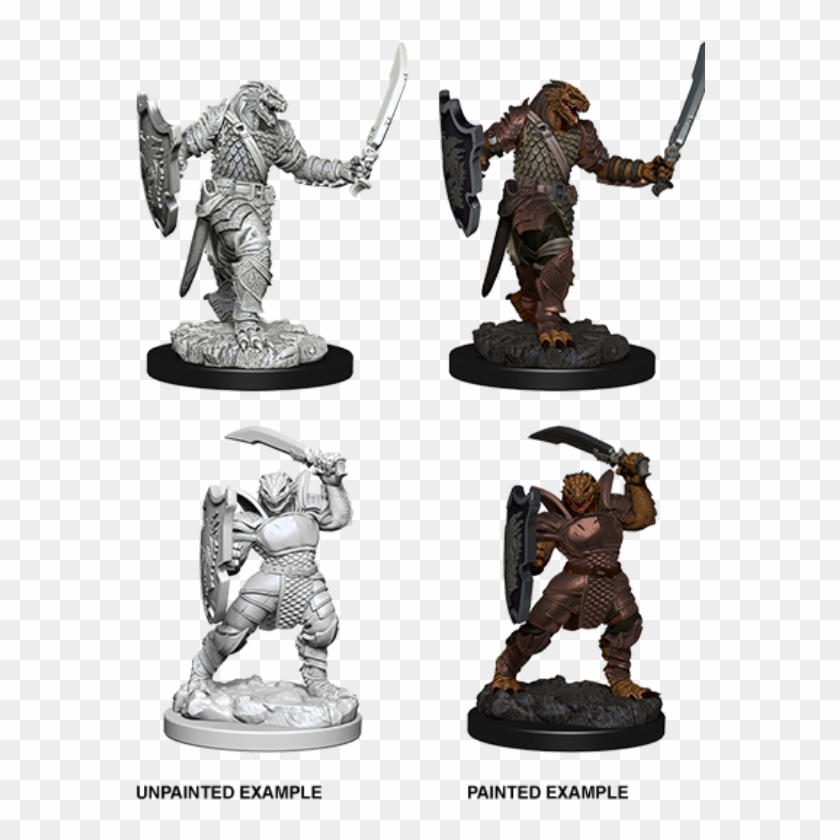 Wzk73341 Dragonborn Paladin $4 - Nolzur's Marvelous Miniatures Dragonborn Paladin Clipart