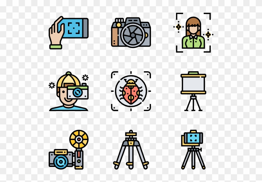 Camera And Accessories - Human Icon Color Png Clipart