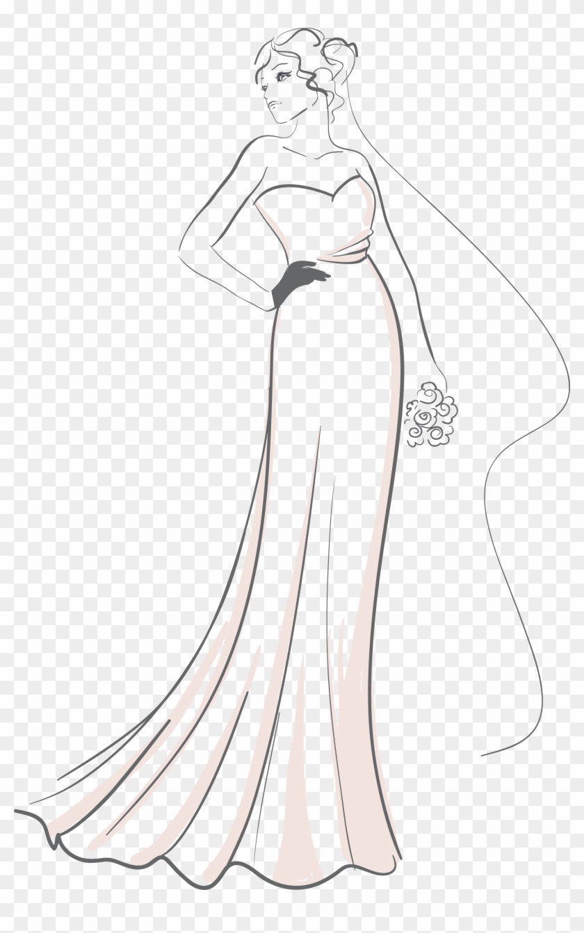 The White Closet - Gown Clipart (#2126236) - PikPng