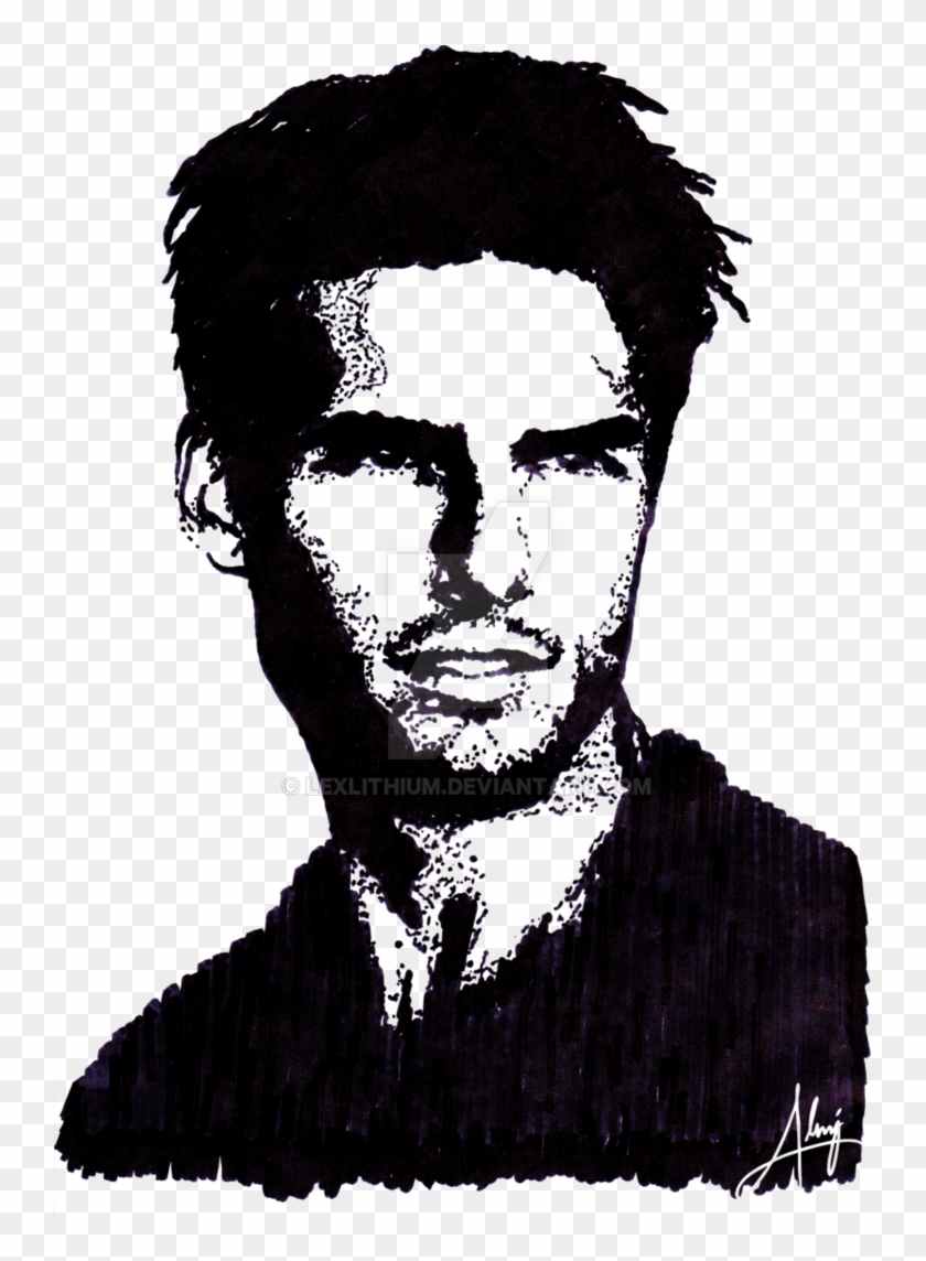 751 X 1063 5 - Tom Cruise Stencil Clipart