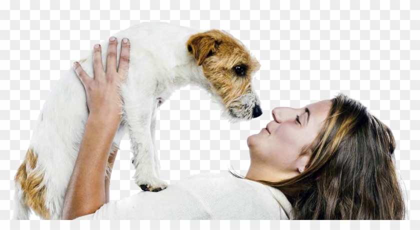 Person With A Pet - Dog And Woman Png Clipart (#2163692) - PikPng