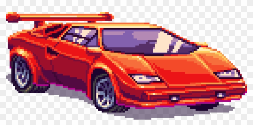 Download 1088 X 488 6 0 - 8 Bit Car Png Clipart Png Download - PikPng