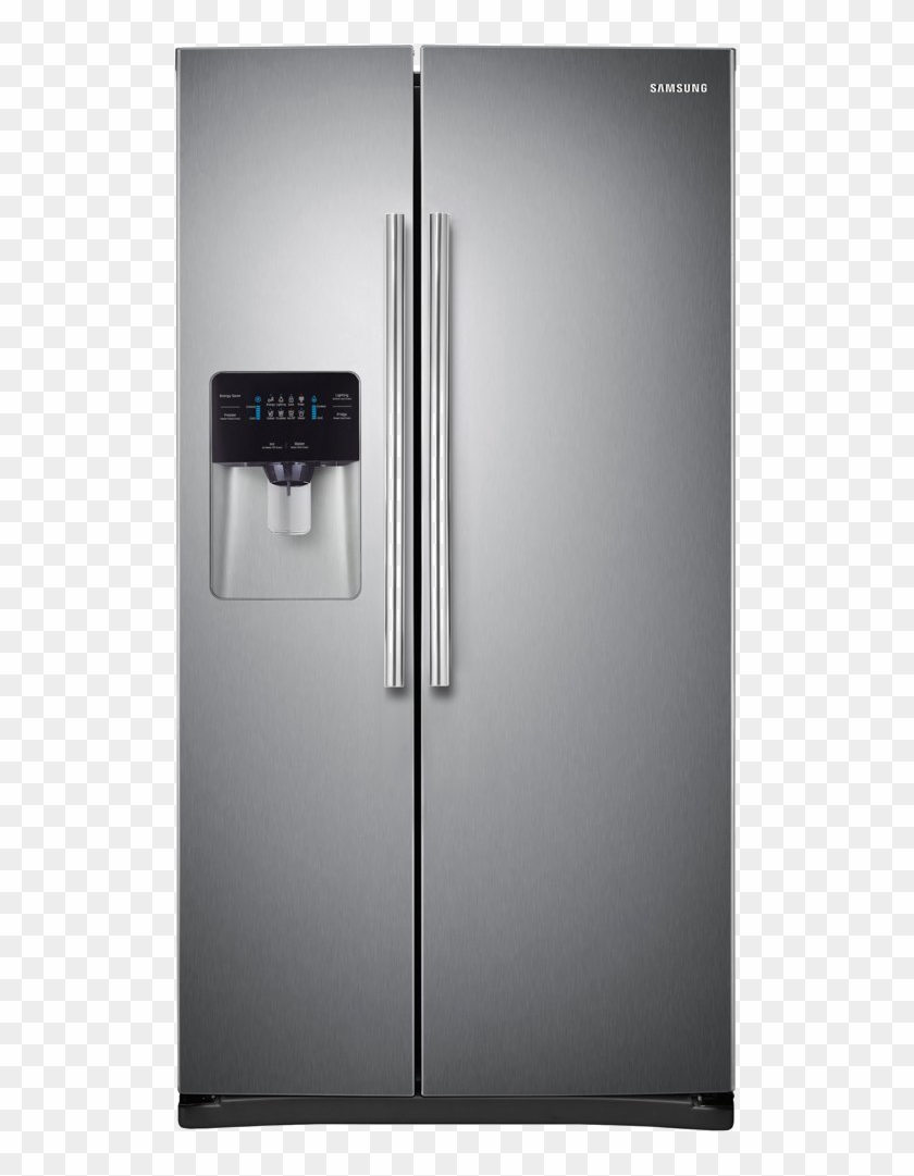 Two Door Refrigerator Png Transparent Image - Side By Side Samsung Refrigerator Clipart