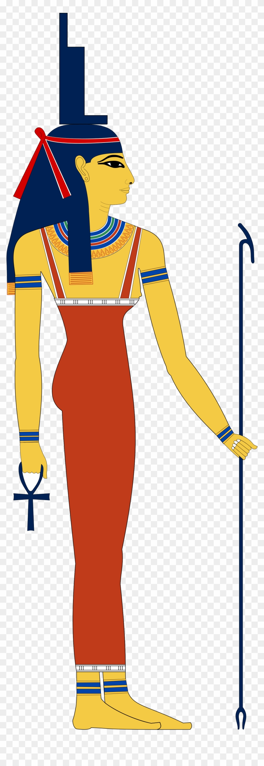Egyptian Png - Ancient Egyptian God Isis Clipart