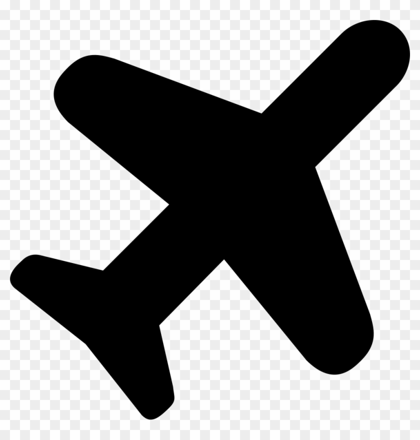 980 X 981 3 0 - Black Airplane Icon Transparent Clipart