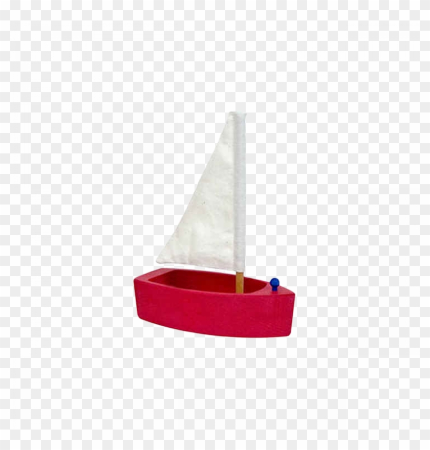 Wooden Sail Boat - Toy Sailboat Clipart