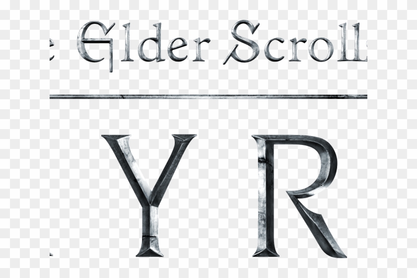 The Elder Scrolls Clipart Skyrim Logo Elder Scrolls Png Download Pikpng