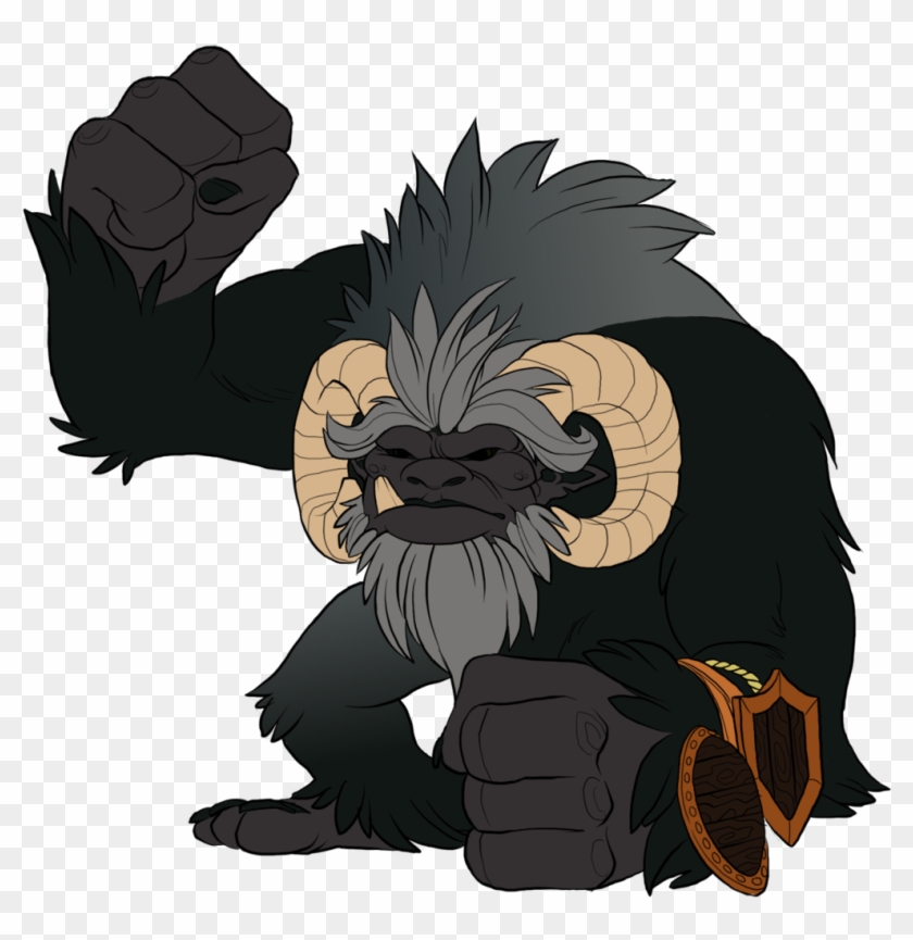 Scary Yeti Photo Cartoon Clipart Pikpng