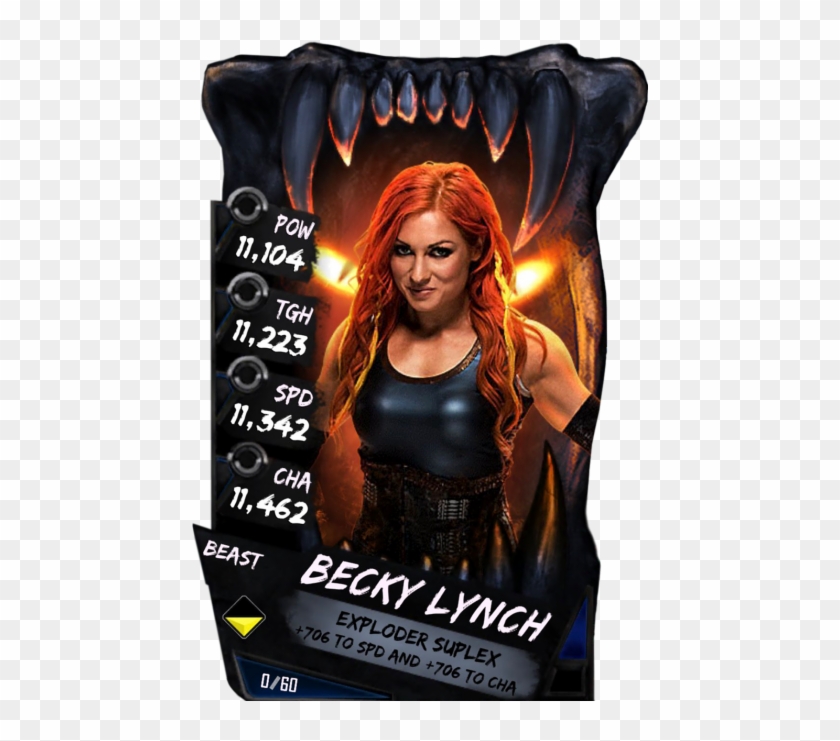 Beckylynch S4 16 Beast - Charlotte Elite Supercard Clipart