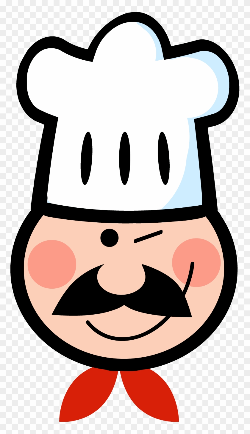 Png 4273 Winked Chef Man Face Cartoon Logo Mascot - Chef Logo Cartoon ...