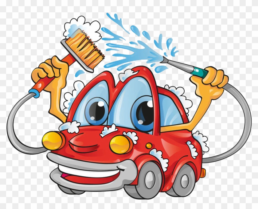 Car Wash Royalty-free Clip Art - Cartoon Car Wash - Png Download #2354717