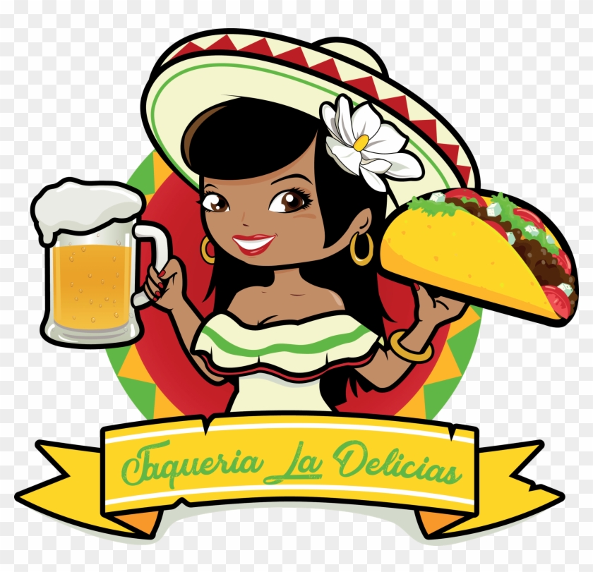 Jpg Royalty Free Download Cuisine Taco Woman Clip Art - Mexican Girl Clipart - Png Download