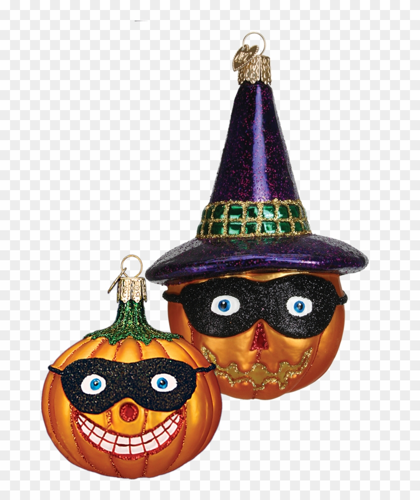 Masked Jack O'lantern Ornament - Jack-o'-lantern Clipart