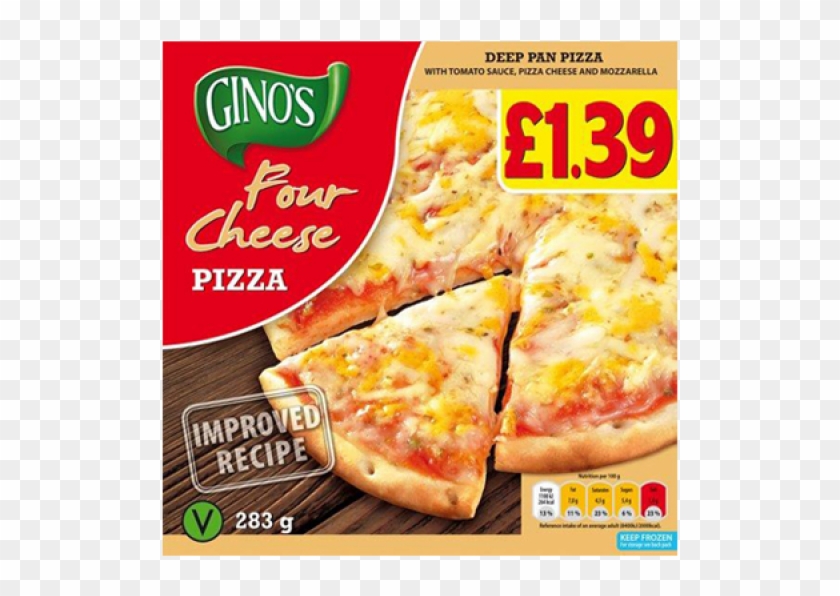 Gino Four Cheese - California-style Pizza Clipart