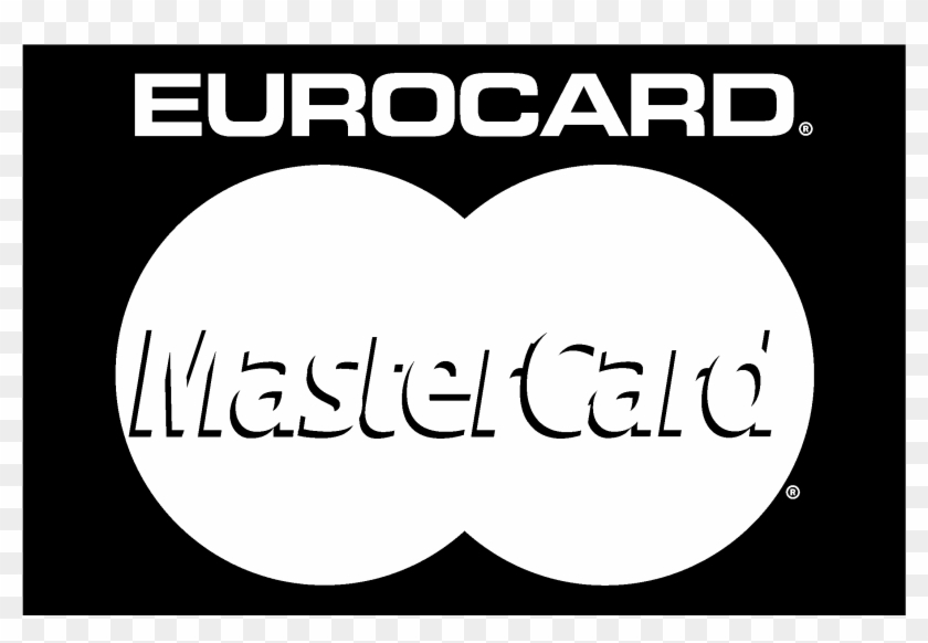 Eurocard Mastercard Logo Black And White - Mastercard Clipart