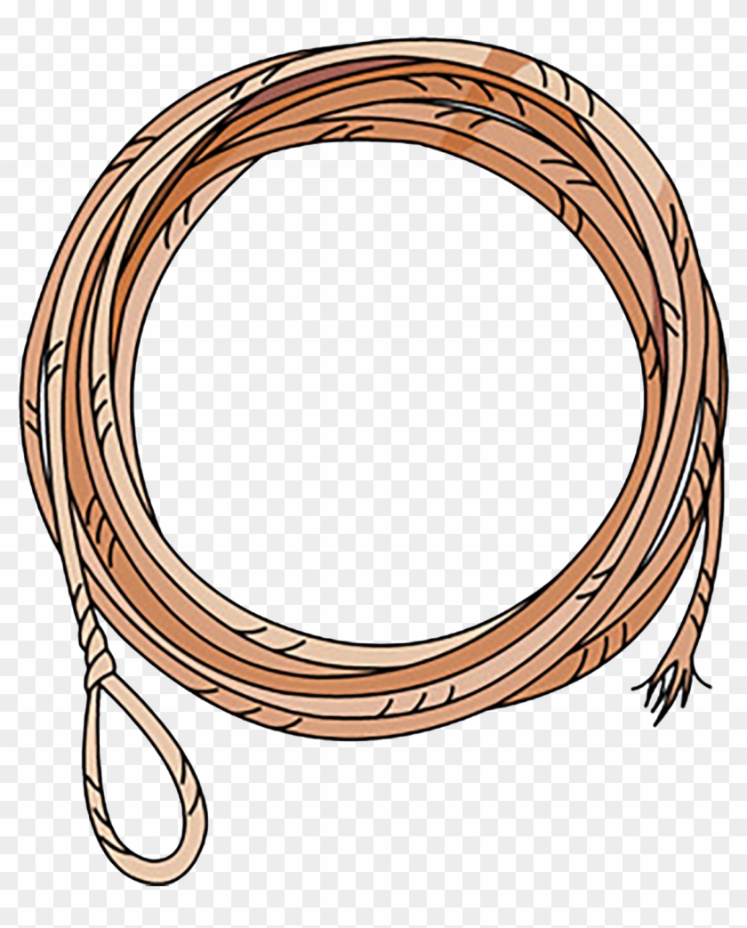 Rope Cartoon Clip Art Cowboy Transprent Png - Wire Transparent Png