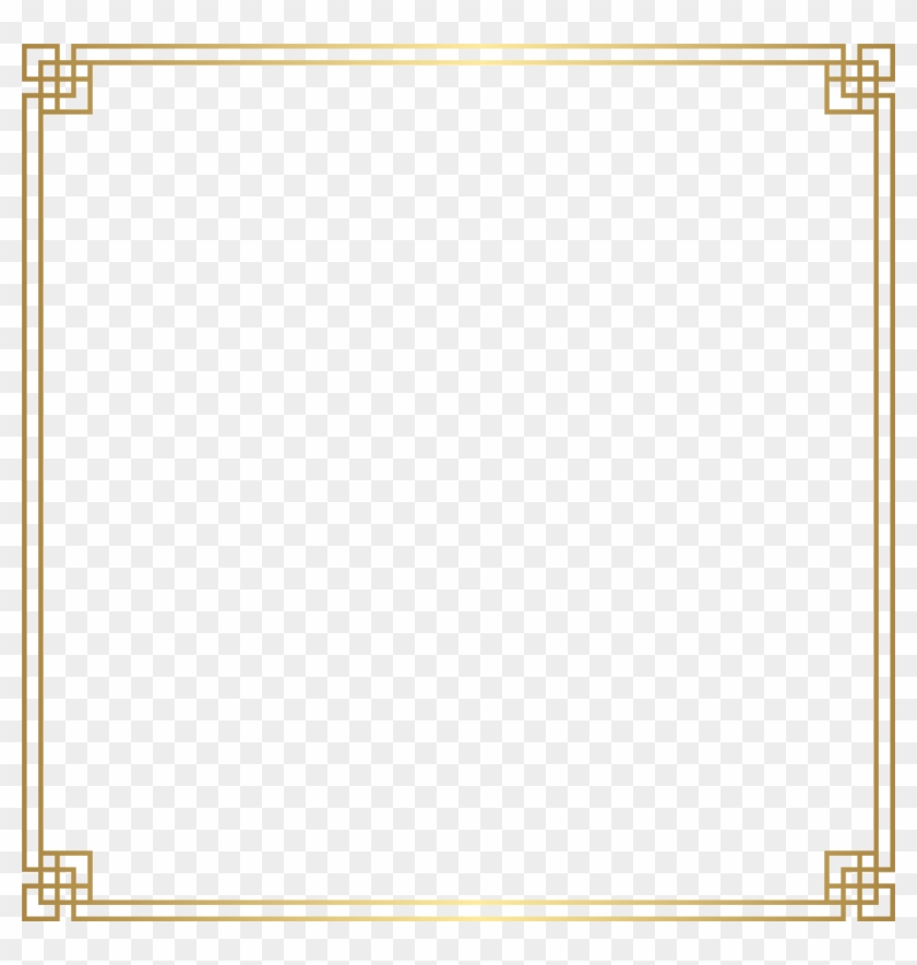 Border Frame Decoration Transparent Png Clip Art Image (#259457) - PikPng