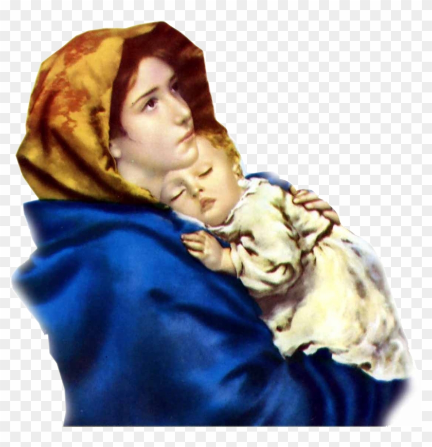 1169 X 1183 9 0 - Mother Mary And Jesus Clipart