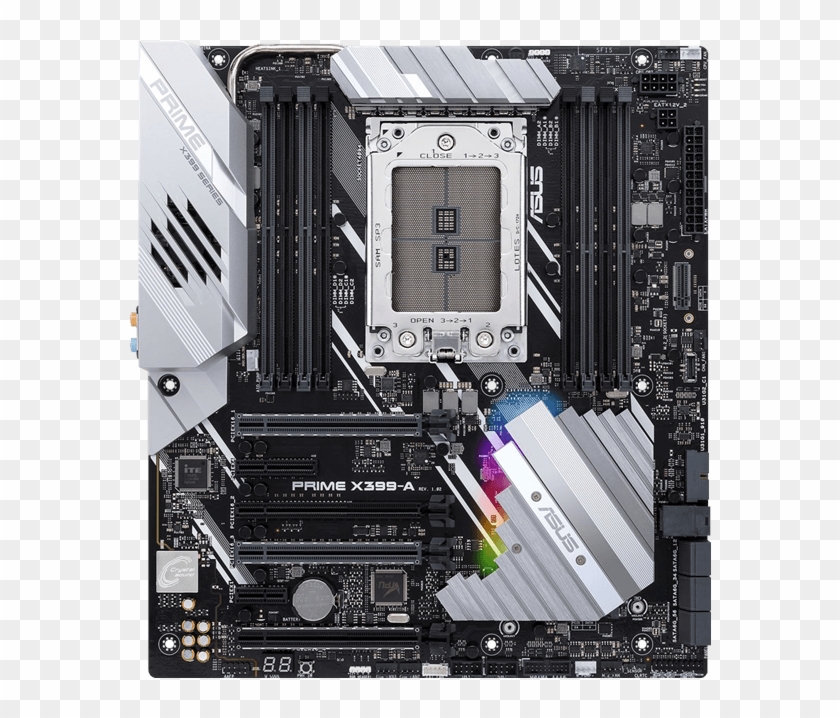 Prime X399 A, Amd X399 Chipset, Tr4, E Atx Motherboard - Asus Prime X399 A Tr4 Clipart