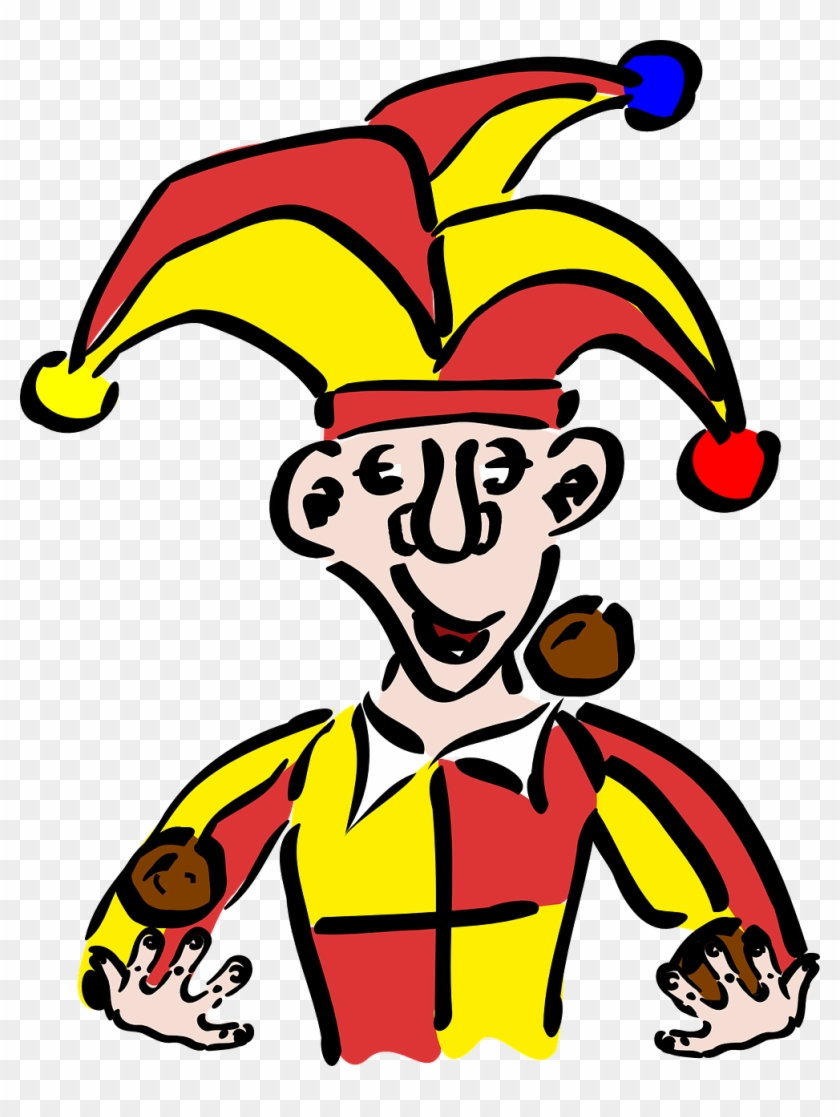 Joker Balls Juggling Hat Red Png Image - German Modal Verbs Clipart ...