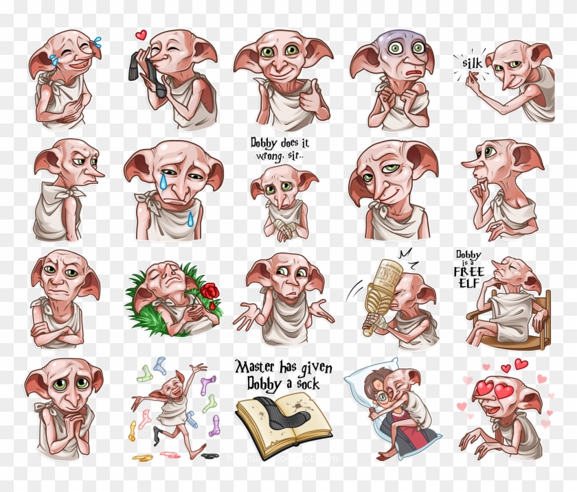 Comments Dobby Sticker Whatsapp Clipart 2559125 Pikpng