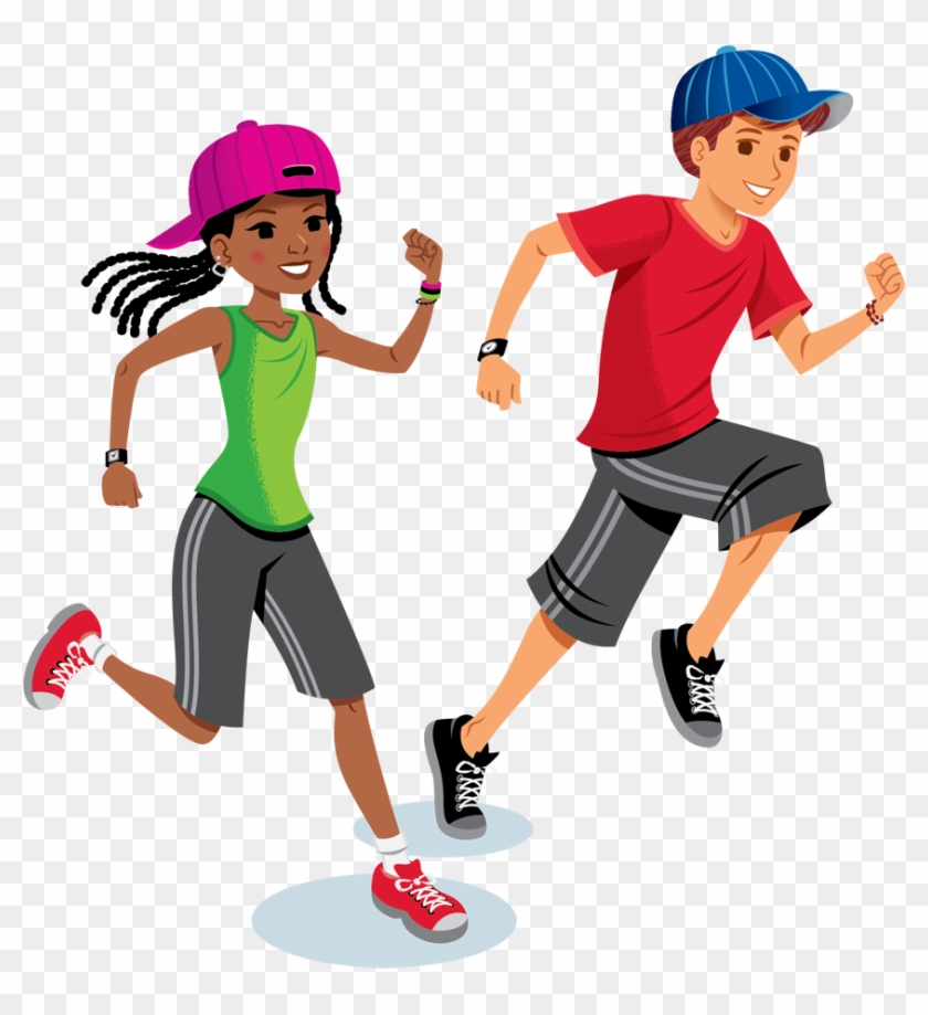Kids Running Smaller - Exercise Completion Certificate Clipart ...